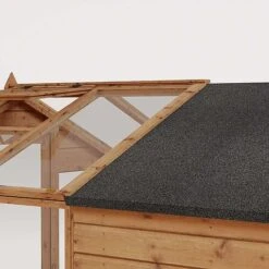 Waltons 8 X 6 Wooden Greenhouse And Garden Shiplap Storage Shed Combi -NAOMI Plant Shop 004 001 0024206