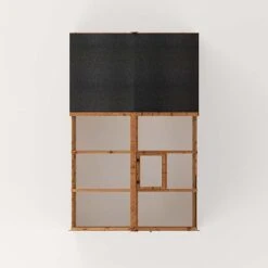 Waltons 10 X 6 Wooden Greenhouse And Garden Shiplap Storage Shed Combi -NAOMI Plant Shop 004 001 00252013