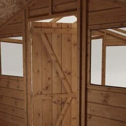 Waltons 10 X 6 Wooden Greenhouse And Garden Shiplap Storage Shed Combi -NAOMI Plant Shop 004 001 0025206