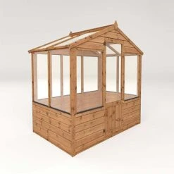 Waltons 6 X 4 Wooden Shiplap Tongue And Groove Greenhouse -NAOMI Plant Shop 004 003 0001