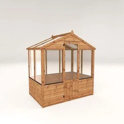 Waltons 6 X 4 Wooden Shiplap Tongue And Groove Greenhouse -NAOMI Plant Shop 004 003 0001209