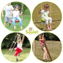 Soulet Ernest Wooden Swing Set -NAOMI Plant Shop 004496 ZOOM Agres