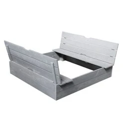 Soulet Sandpit With Folding Benches 120 X 120cm -NAOMI Plant Shop 004527