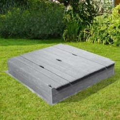 Soulet Sandpit With Folding Benches 120 X 120cm -NAOMI Plant Shop 004527 AMB 03