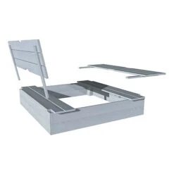 Soulet Sandpit With Folding Benches 120 X 120cm -NAOMI Plant Shop 004527 DET 11