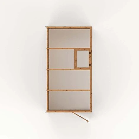 Waltons 8 X 4 Traditional Lean To Wooden Shiplap Tongue And Groove Greenhouse 9 Waltons 8 X 4 Traditional Lean To Wooden Shiplap Tongue And Groove Greenhouse - Image 9