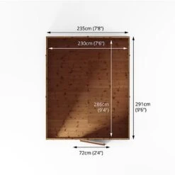 Waltons 10' X 8' Outdoor Tongue & Groove Repositionable Garden Shiplap Storage Shed 21 Waltons 10' X 8' Outdoor Tongue & Groove Repositionable Garden Shiplap Storage Shed -NAOMI Plant Shop 10x8 Shiplap Apex Modular Floor Plan1