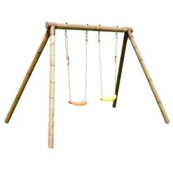 Soulet Alizee Double Wooden Swing Set -NAOMI Plant Shop 215176