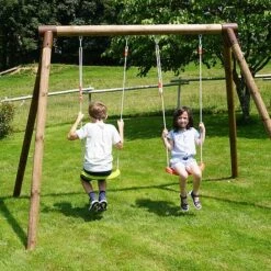 Soulet Alizee Double Wooden Swing Set -NAOMI Plant Shop 215176 AMB 01
