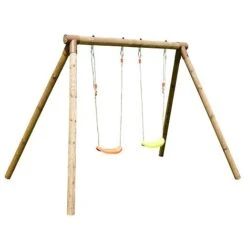 Soulet Alizee Double Wooden Swing Set -NAOMI Plant Shop 215176 DET 01