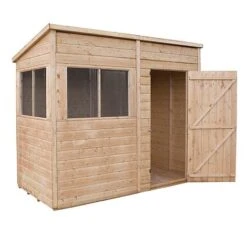 Waltons 8 X 4 Premium Shiplap Tongue And Groove Pent Roof Garden Storage Shed -NAOMI Plant Shop 30020dpi20edits 0003 P 5029442075624 MN20copy4