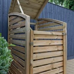 Pressure Treated 3' X 3' Bin Storage Unit -NAOMI Plant Shop ESDXL21PT02420300dpi 7