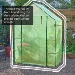 Idooka Pop-Up Plastic Greenhouses -NAOMI Plant Shop Frost20Protection3