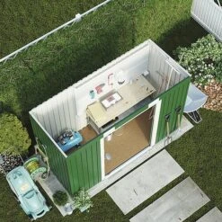 Waltons Pent Metal Shed 6.6 X 3.9ft -NAOMI Plant Shop G0163 7B390C23 DB65 C7D3 FFBEE564645AF604