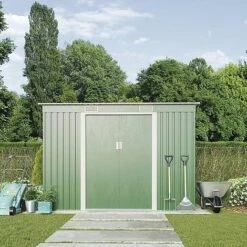 Waltons Pent Metal Shed 6.6 X 3.9ft -NAOMI Plant Shop G0163 7B391924 9C84 B4F9 D7EEFCFB93625F38