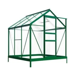Garden Grow Traditional Greenhouse 6.2 X 6.2 X 6.6ft - Green -NAOMI Plant Shop G0467 3