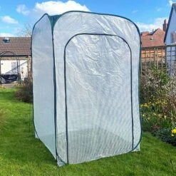Pop-Up Poly Greenhouse Plant Cover – 1.25x1.25x1.85m H -NAOMI Plant Shop GPP125 07201000x100020857kb