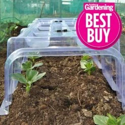 Mini Greenhouse Cloche -NAOMI Plant Shop GREE AWW2605 A h