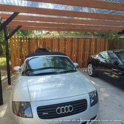 Cerland Jean Double Wooden Carport 6 X 5m -NAOMI Plant Shop IMG 20230609 100241