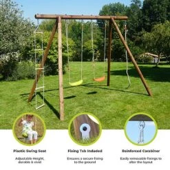 Soulet Ernest Wooden Swing Set -NAOMI Plant Shop Infographics20Images9