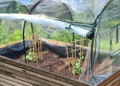 Idooka Polytunnel And Pop Up Greenhouse Cold Frame - Hoops Grow Tunnel -NAOMI Plant Shop Planter