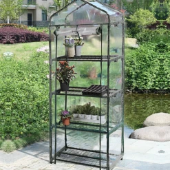 Idooka Pop-Up Plastic Greenhouses -NAOMI Plant Shop Pond