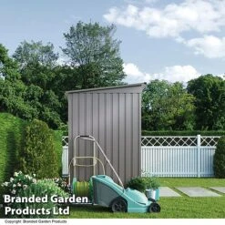 Waltons Pent Metal Shed 6.6 X 3.9ft -NAOMI Plant Shop SHED PENTGREYA B48423