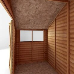 Waltons 5' X 10' Outdoor Wooden Overlap Apex Roof Garden Storage Shed Workshop -NAOMI Plant Shop SI 001 001 0167 5x10 Overlap Apex Workshop Detail002