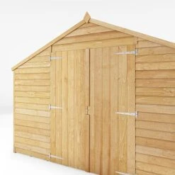 Waltons 5' X 10' Outdoor Wooden Overlap Apex Roof Garden Storage Shed Workshop -NAOMI Plant Shop SI 001 001 0167 5x10 Overlap Apex Workshop Detail004
