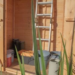 Waltons 3' X 6' Outdoor Windowless Shiplap Tongue & Groove Apex Roof Garden Storage Shed -NAOMI Plant Shop SI 001 002 0021 Detail1