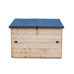 Outdoor 4 X 3 Shiplap Storage Chest -NAOMI Plant Shop SI 001 002 0022 WB Closed Front