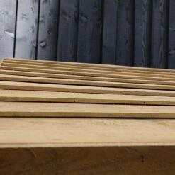 Waltons 3 X 3 Pressure Treated Single Log Storage Shed Unit -NAOMI Plant Shop SI 001 002 0024 Single Log Store 009