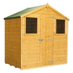 Waltons 4 X 6 Tongue And Groove Reverse Apex Garden Storage Shed -NAOMI Plant Shop SI 001 003 0149 300dpi Cut Out 2