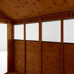 Waltons 8' X 6' Outdoor Tongue & Groove Repositionable Garden Shiplap Storage Shed -NAOMI Plant Shop SI 001 003 0163 8x6 Shiplap Apex Single Door Detail003