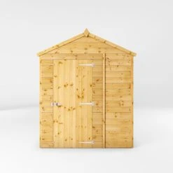 Waltons 8' X 6' Outdoor Tongue & Groove Repositionable Garden Shiplap Storage Shed -NAOMI Plant Shop SI 001 003 0163 8x6 Shiplap Apex Single Door Front