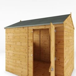 Waltons 8' X 6' Outdoor Tongue & Groove Repositionable Garden Windowless Shiplap Storage Shed -NAOMI Plant Shop SI 001 003 0164 8x6 Shiplap Reverse Apex Detail002