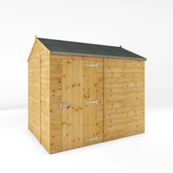 Waltons 8' X 6' Outdoor Tongue & Groove Repositionable Garden Windowless Shiplap Storage Shed -NAOMI Plant Shop SI 001 003 0164 8x6 Shiplap Reverse Apex Detail004