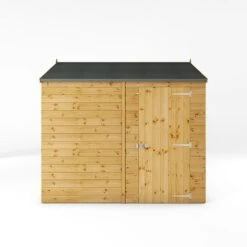 Waltons 8' X 6' Outdoor Tongue & Groove Repositionable Garden Windowless Shiplap Storage Shed -NAOMI Plant Shop SI 001 003 0164 8x6 Shiplap Reverse Apex Front