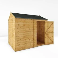 Waltons 8' X 6' Outdoor Tongue & Groove Repositionable Garden Windowless Shiplap Storage Shed -NAOMI Plant Shop SI 001 003 0164 8x6 Shiplap Reverse Apex MainDO