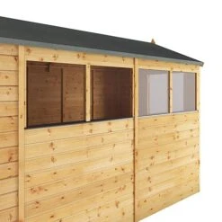 Waltons 10' X 6' Outdoor Tongue & Groove Repositionable Garden Shiplap Storage Shed -NAOMI Plant Shop SI 001 003 0165 10x6 Dip Treated Shiplap Apex Detail003