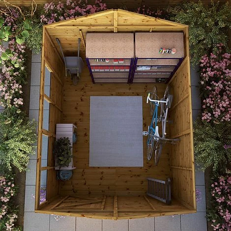 Waltons 10' X 8' Outdoor Tongue & Groove Repositionable Garden Shiplap Storage Shed 3 Waltons 10' X 8' Outdoor Tongue & Groove Repositionable Garden Shiplap Storage Shed - Image 3