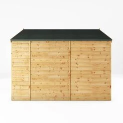 Waltons 10' X 8' Outdoor Tongue & Groove Repositionable Garden Windowless Shiplap Storage Shed -NAOMI Plant Shop SI 001 003 0167 10x8 Dip Treated Shiplap Apex Left