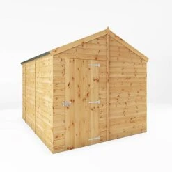 Waltons 10' X 8' Outdoor Tongue & Groove Repositionable Garden Windowless Shiplap Storage Shed -NAOMI Plant Shop SI 001 003 0167 10x8 Dip Treated Shiplap Apex MainDC