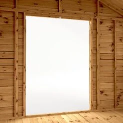 Waltons 10' X 10' Premium Shiplap Apex Roof Garden Workshop Shed -NAOMI Plant Shop SI 001 004 0095 10x10 Shiplap TG Workshop Studio Detail003