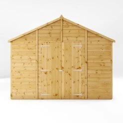Waltons 15' X 10' Premium Shiplap Apex Workshop -NAOMI Plant Shop SI 001 004 0098 15x10 Premium Shiplap Apex Workshop Front