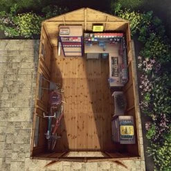 Waltons 15' X 10' Premium Shiplap Apex Workshop -NAOMI Plant Shop SI 001 004 0098 15x10 Premium Shiplap Apex Workshop MG2D Aerial