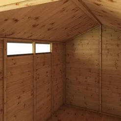 Waltons 8' X 6' Outdoor Shiplap Tongue & Groove Apex Roof Garden Security Storage Shed -NAOMI Plant Shop SI 001 004 0117 8x6 Security Shed Detail003