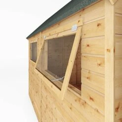 Waltons 10' X 8' Premium Shiplap Tongue And Groove Dutch Barn Garden Workshop Storage Shed -NAOMI Plant Shop SI 001 004 0120 10x8 DT Premium Shiplap Dutch Barn DD Detail003