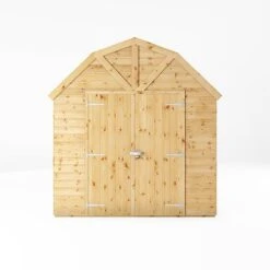 Waltons 10' X 8' Premium Shiplap Tongue And Groove Dutch Barn Garden Workshop Storage Shed -NAOMI Plant Shop SI 001 004 0120 10x8 DT Premium Shiplap Dutch Barn DD Front