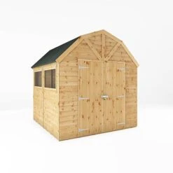 Waltons 8 X 8 Premium Outdoor Shiplap T&G Dutch Barn Garden Storage Workshop Shed -NAOMI Plant Shop SI 001 004 0121 8x8 DT Premium Shiplap Dutch Barn DD MainDC